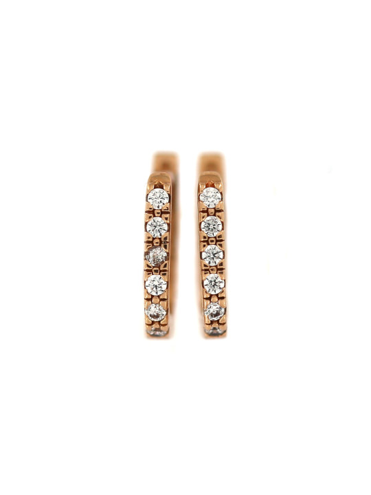 Rose gold earrings BRA09-01-02