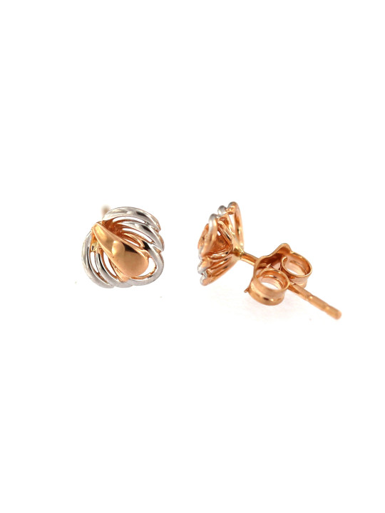 Rose gold pin earrings BRV08-04-01