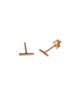 Rose gold pin earrings BRV08-06-01