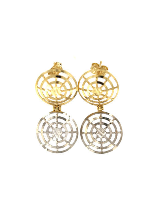 Yellow gold drop earrings BGV11-03-02