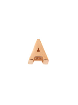 Rose gold initial letter pendant ARR-A-05