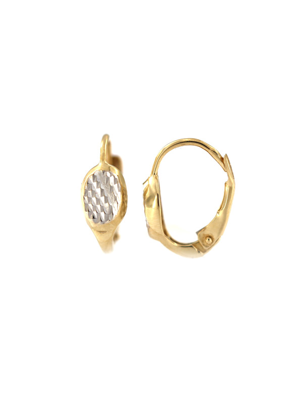Yellow gold earrings BGA02-02-08