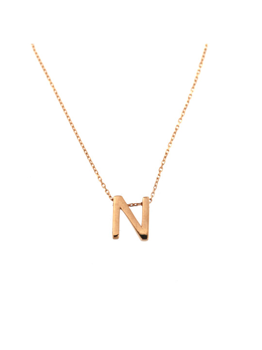 Rose gold pendant necklace CPR33-N-01