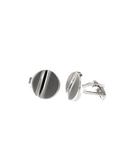 White gold cufflinks FBSAS02-01