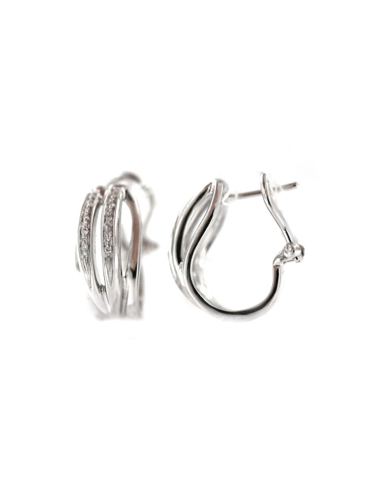 White gold diamond earrings BBBR06-01-03