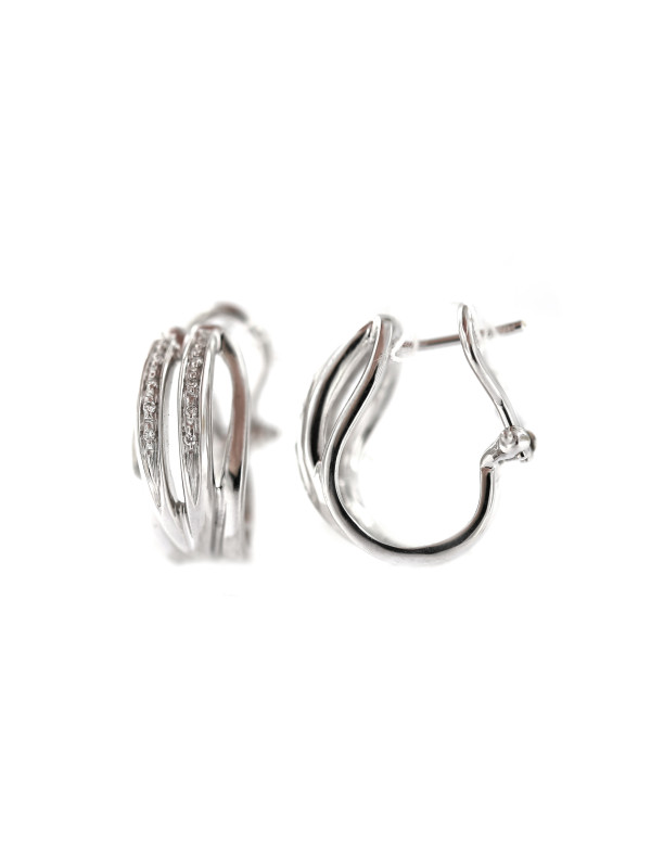 White gold diamond earrings BBBR06-01-03