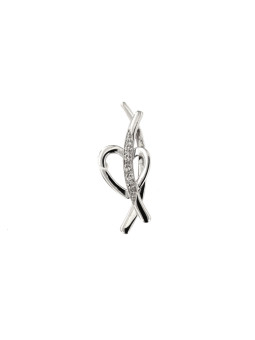 White gold diamond pendant ABBR06-01