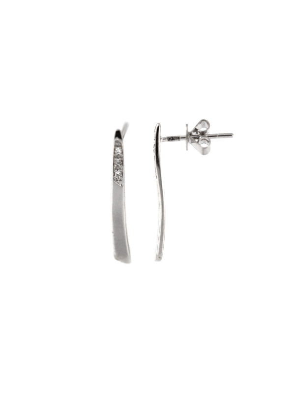 White gold diamond earrings BBBR01-07-12