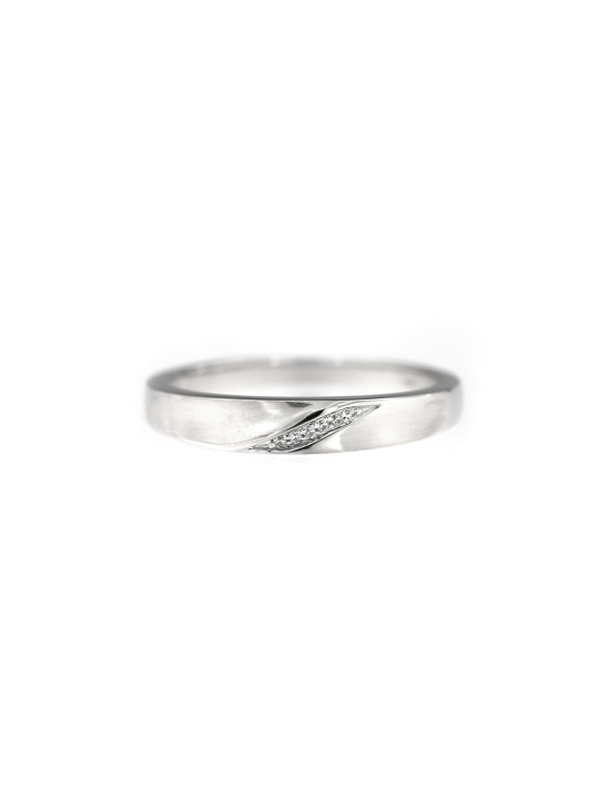 White gold zirconia ring DBC04-01