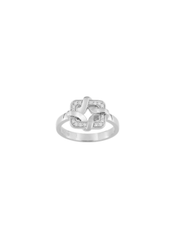 Sterling silver zirconia ring GLG37048.11
