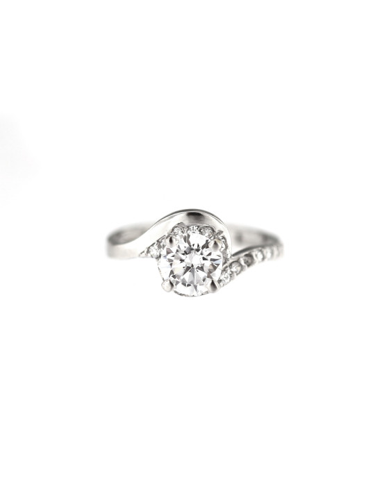 White gold engagement ring DBS04-03-03