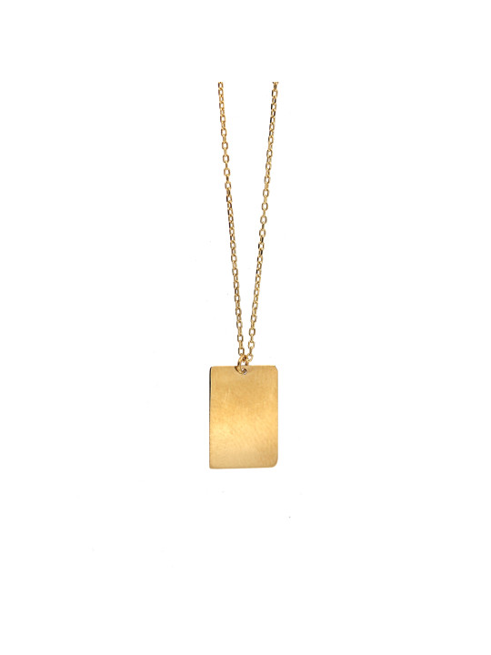 Yellow gold pendant necklace CPG01-04