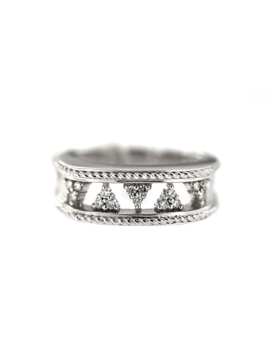 White gold ring with diamonds DBBR13-07