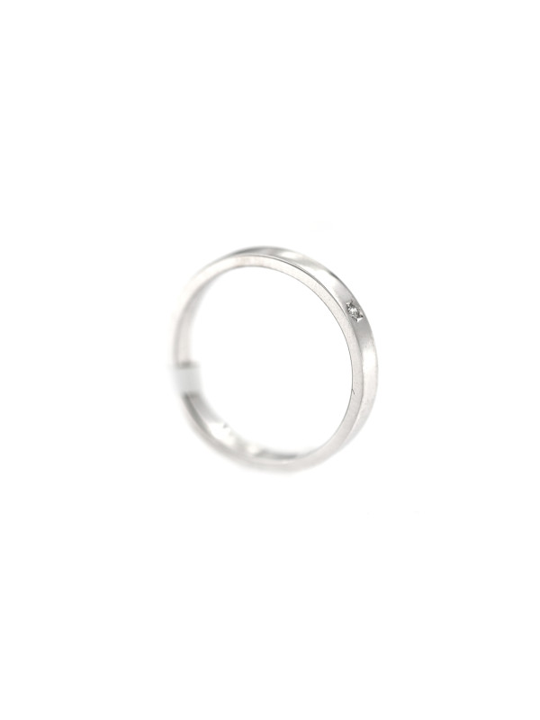 White gold ring with diamond DBBR15-03