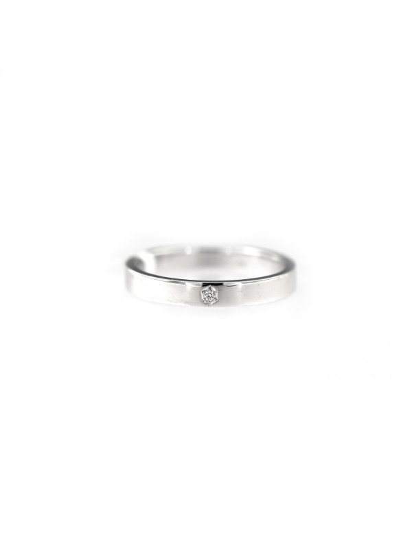 White gold ring with diamond DBBR15-03