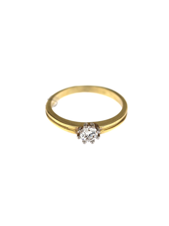 Yellow gold engagement ring DGS01-05-01