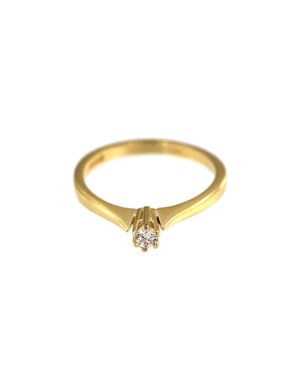 Yellow gold engagement ring DGS01-03-08
