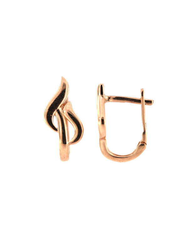 Rose gold earrings BRA06-06-15