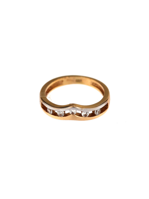 Rose gold zirconia ring DRAM03-10