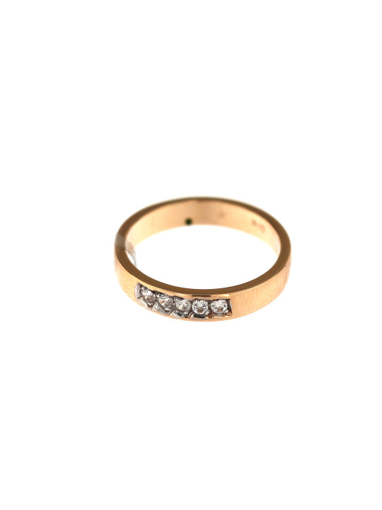 Rose gold zirconia ring DRAM05-07