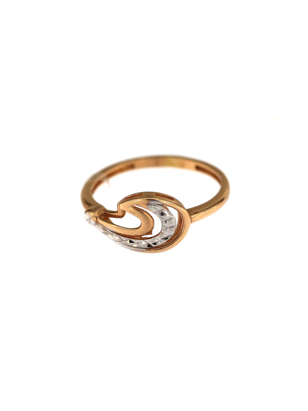 Rose gold ring DRB09-08