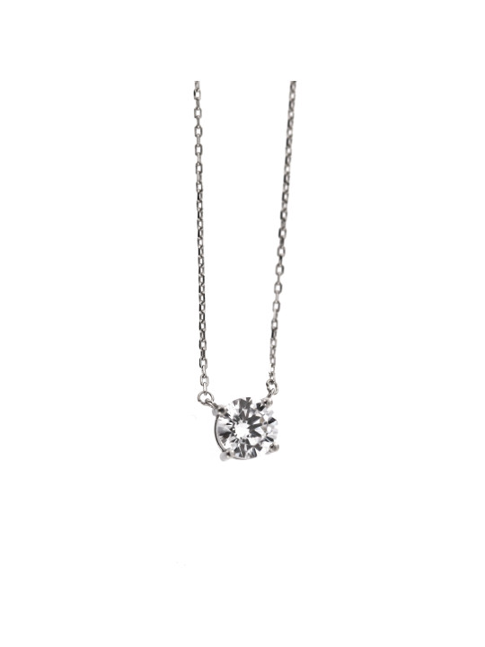 White gold pendant necklace CPB01-03