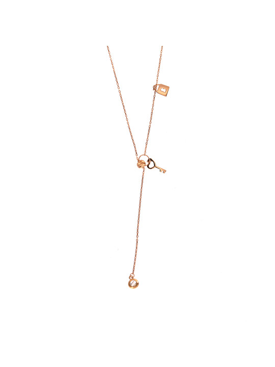 Rose gold pendant necklace CPR29-03
