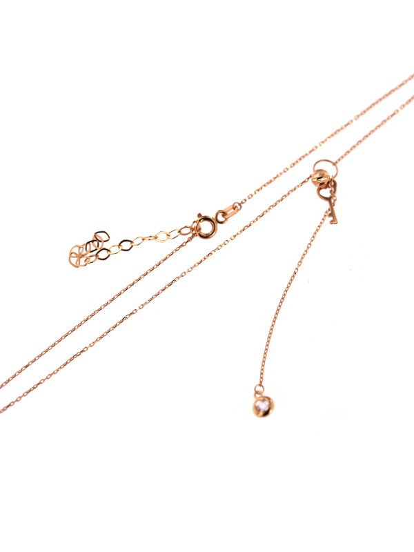 Rose gold pendant necklace CPR29-03