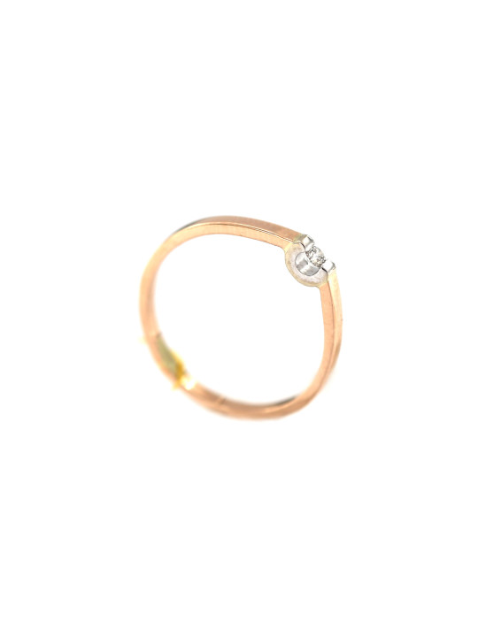 Rose gold ring with diamond DRBR05-02