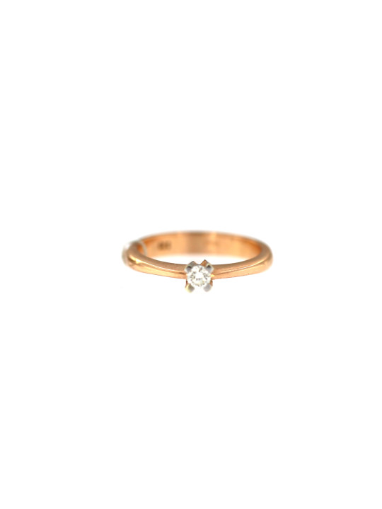 Rose gold ring with diamond DRBR01-29