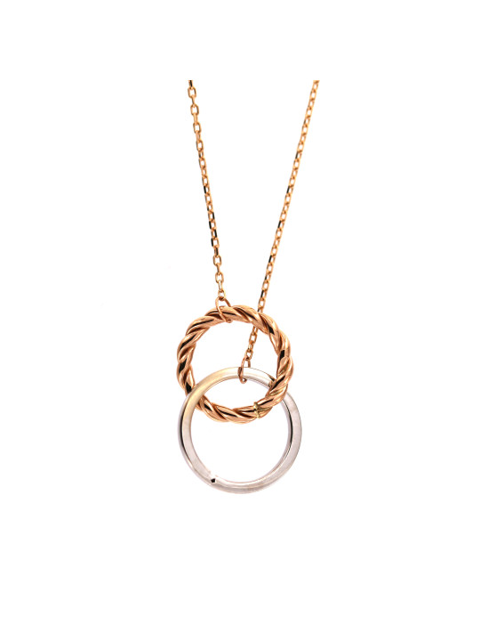 Rose gold pendant necklace CPR31-05