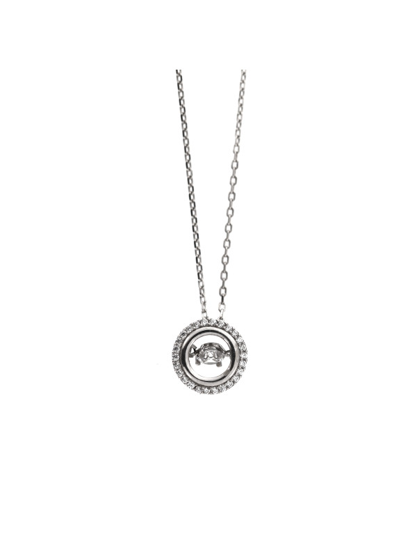 White gold pendant necklace CPB08-02 45/50