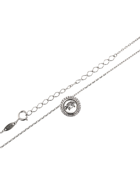 White gold pendant necklace CPB08-02 45/50