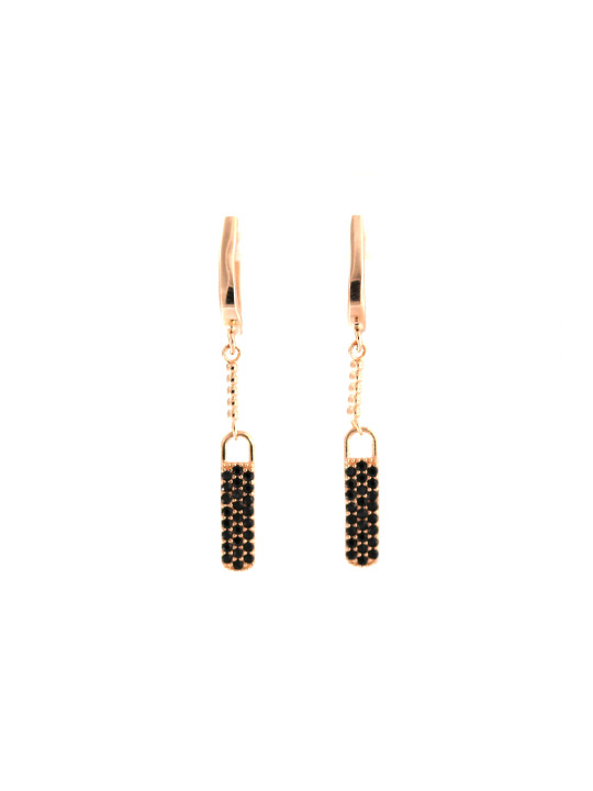 Rose gold drop earrings BRA05-06-04