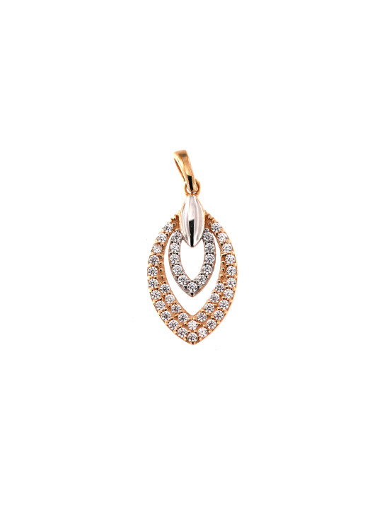 Rose gold zirconia pendant ARBL04-11