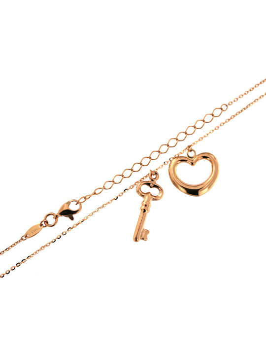 Rose gold pendant necklace CPR10-19 42/47