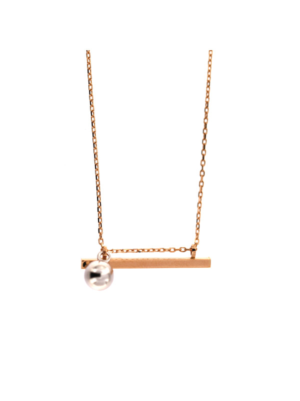 Rose gold pendant necklace CPR21-05