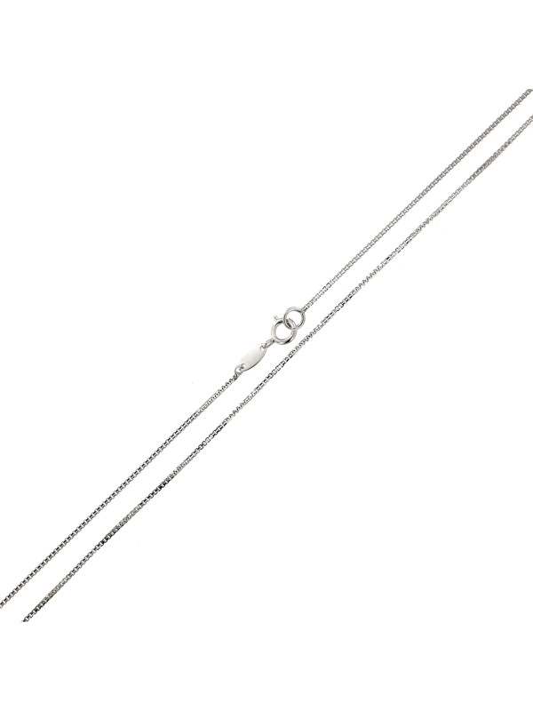 Balto aukso grandinėlė CBBOX-1.00MM
