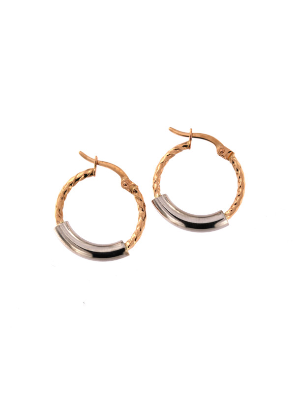 Rose gold earrings BRR01-02-17