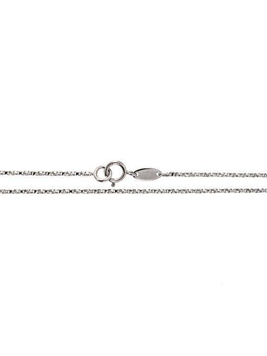White gold chain CBBOXTW-1.00MM 45CM
