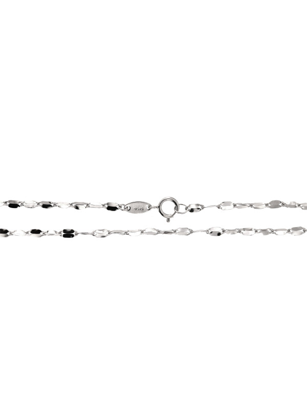 White gold chain CBCPH-2.00MM 38CM