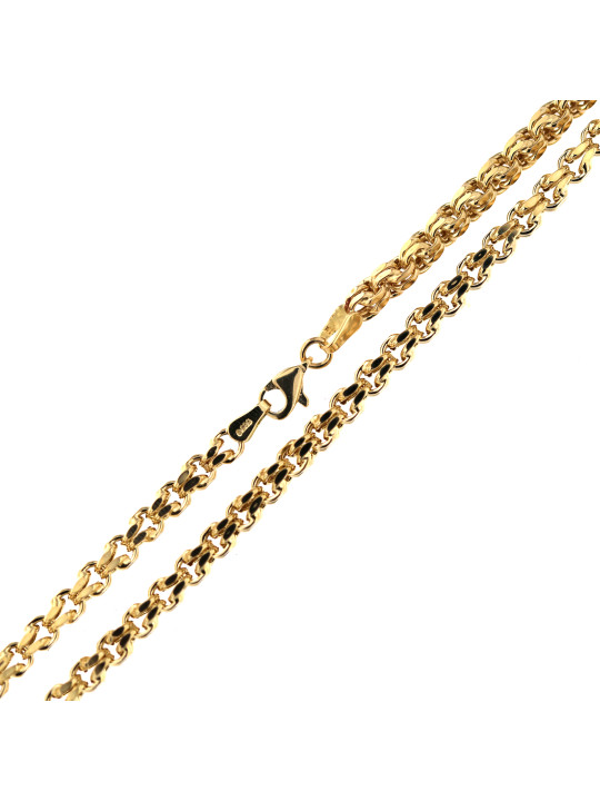Yellow gold chain CGZF10-3.00MM 50CM