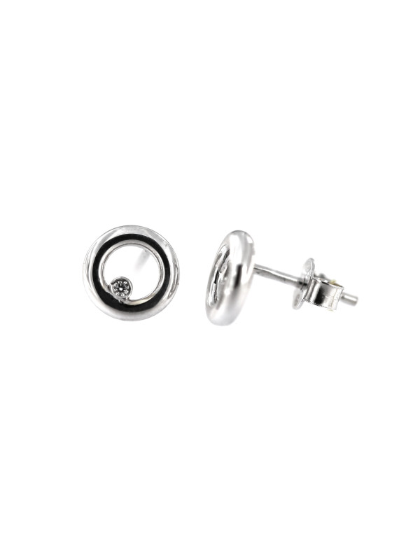 White gold diamond earrings BBBR01-07-17