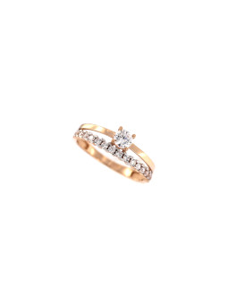 Rose gold zirconia ring DRD02-09