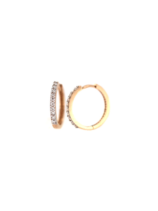 Rose gold diamond earrings BRBR04-02-01