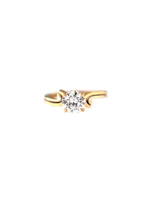 Rose gold engagement ring DRS04-02-16