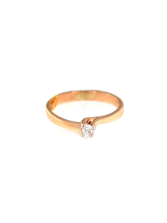 Rose gold engagement ring DRS04-02-22