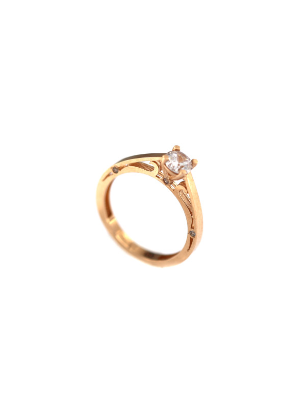 Rose gold engagement ring DRS01-01-51