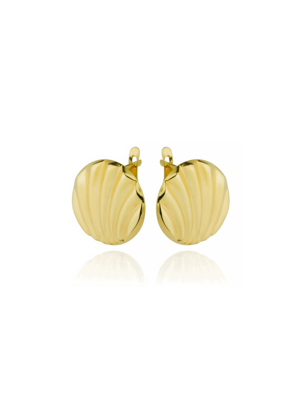 Yellow gold earrings BGA02-05-02