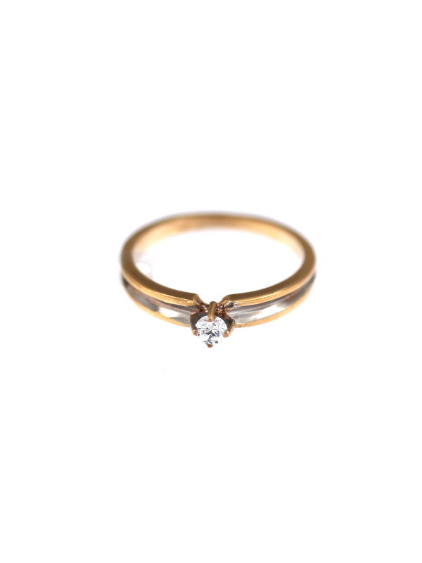 Rose gold engagement ring DRS01-03-01